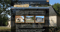 Desktop Screenshot of lespierresducausse.com